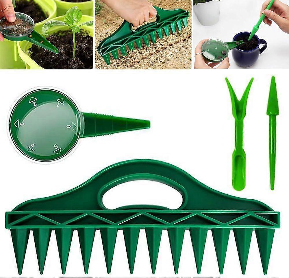 Seed Spreader, 2025 New Sowing Seeds Dispenser Set, Handheld Mini Seed Dispenser Kits
