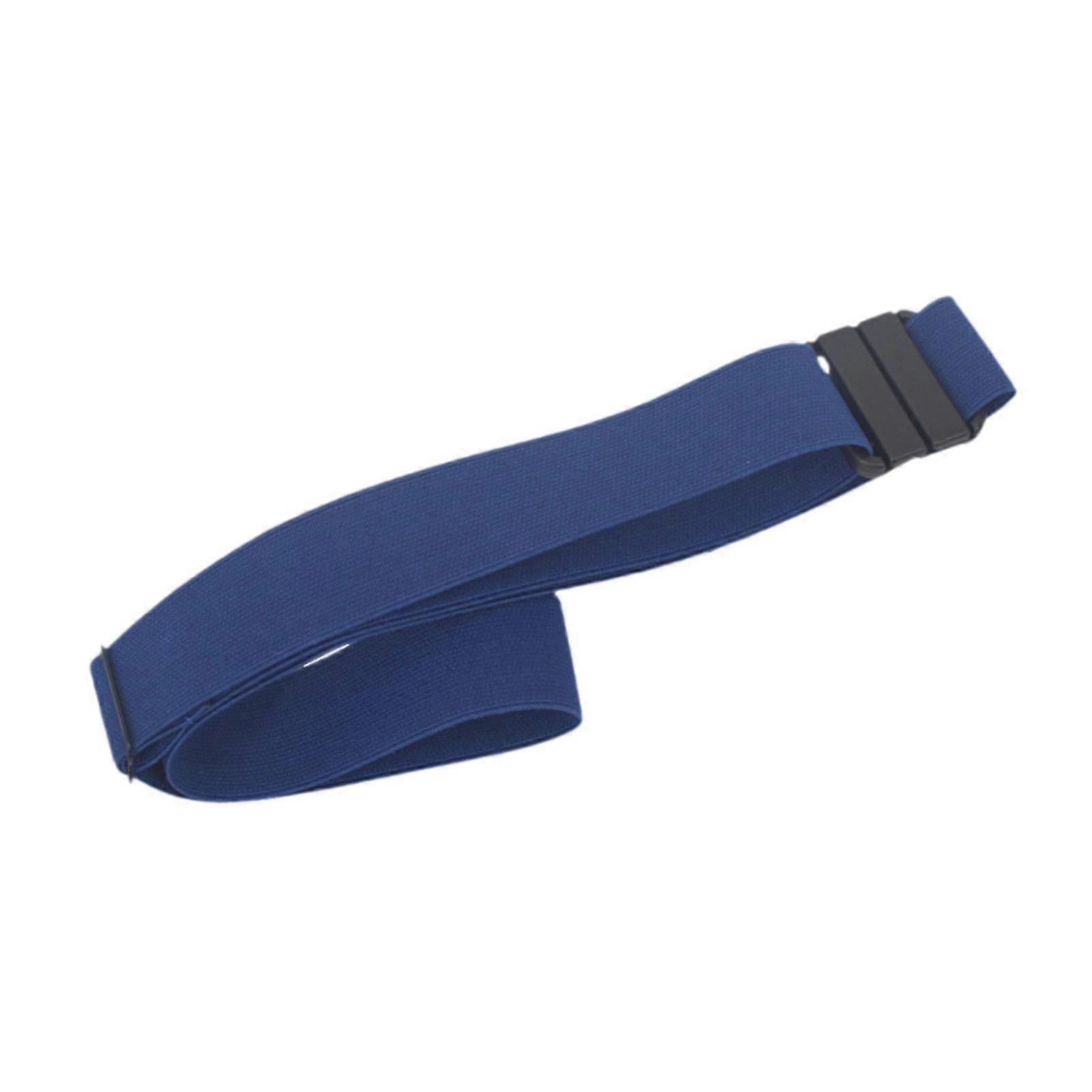 Elastic Waist Belt Gift Comfortable Elastic Band for Street Dating Commuting Blue