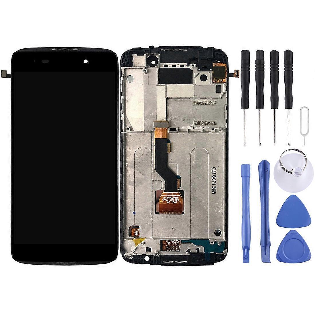 Οθόνη LCD cOem για Alcatel One Touch Idol 3 4.7 LTE/6039 Digitizer Πλήρης συνέλευση με το πλαίσιο (μαύρο)