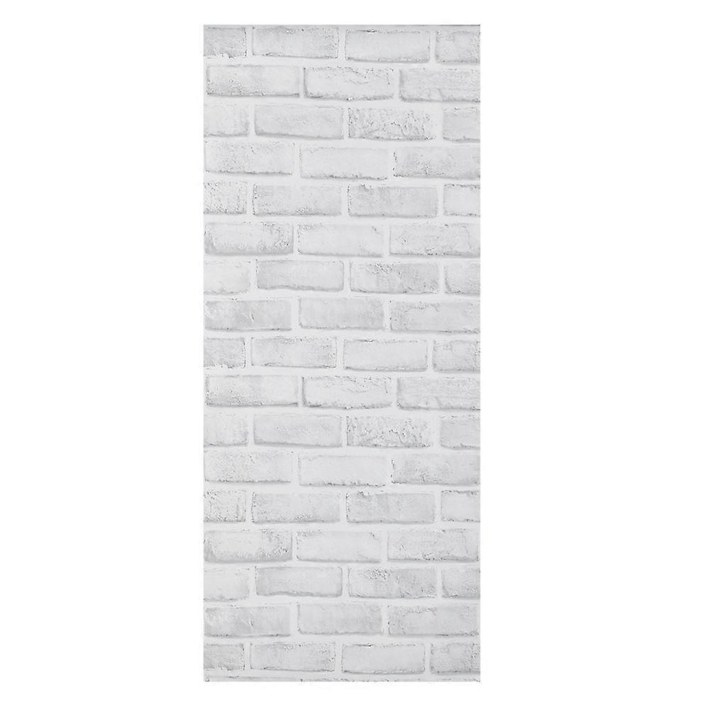 White Brick Pattern Wallpaper, Adhesive Wall Sticker for Living Room