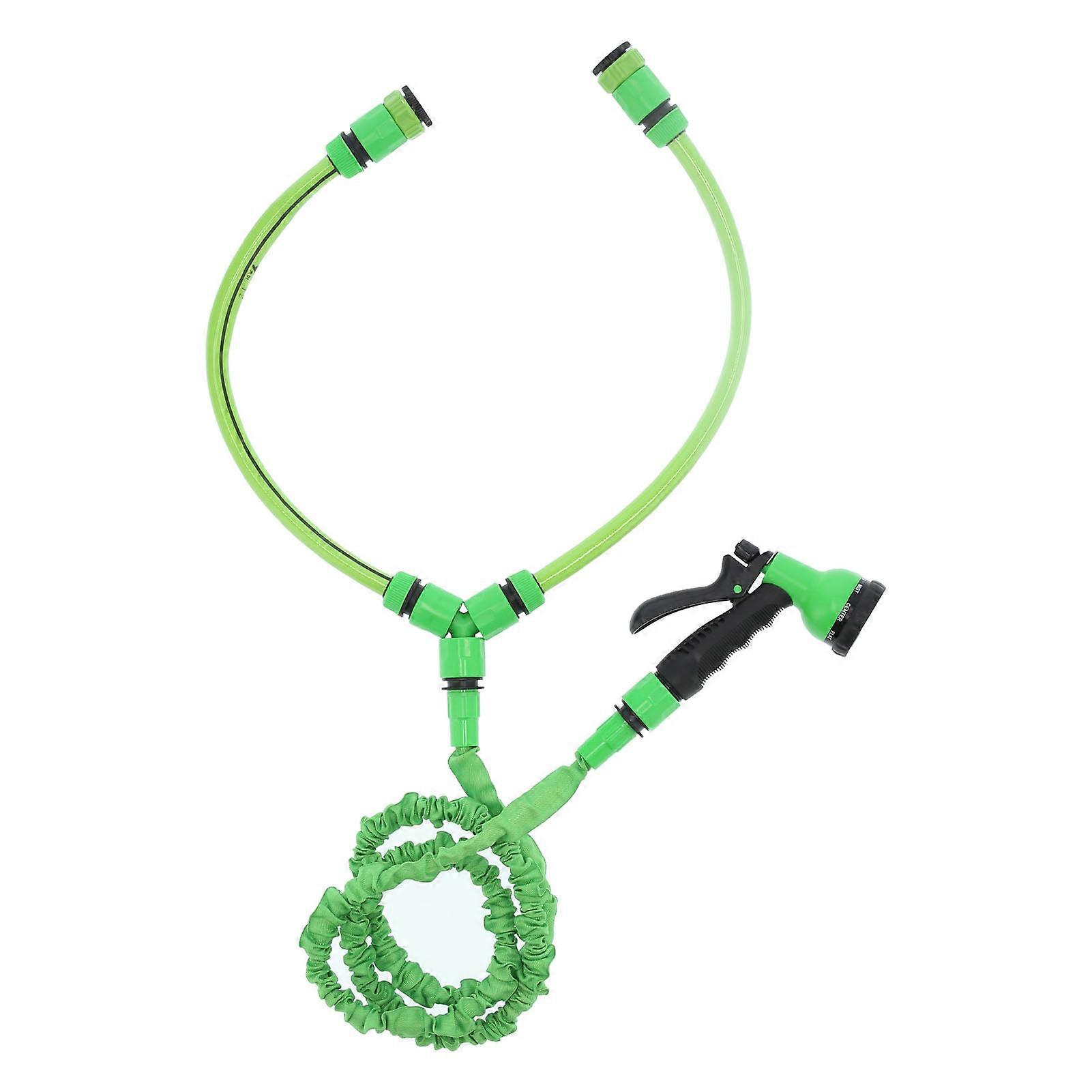 Flexible Expandable Garden Hose With Adjustable Nozzle