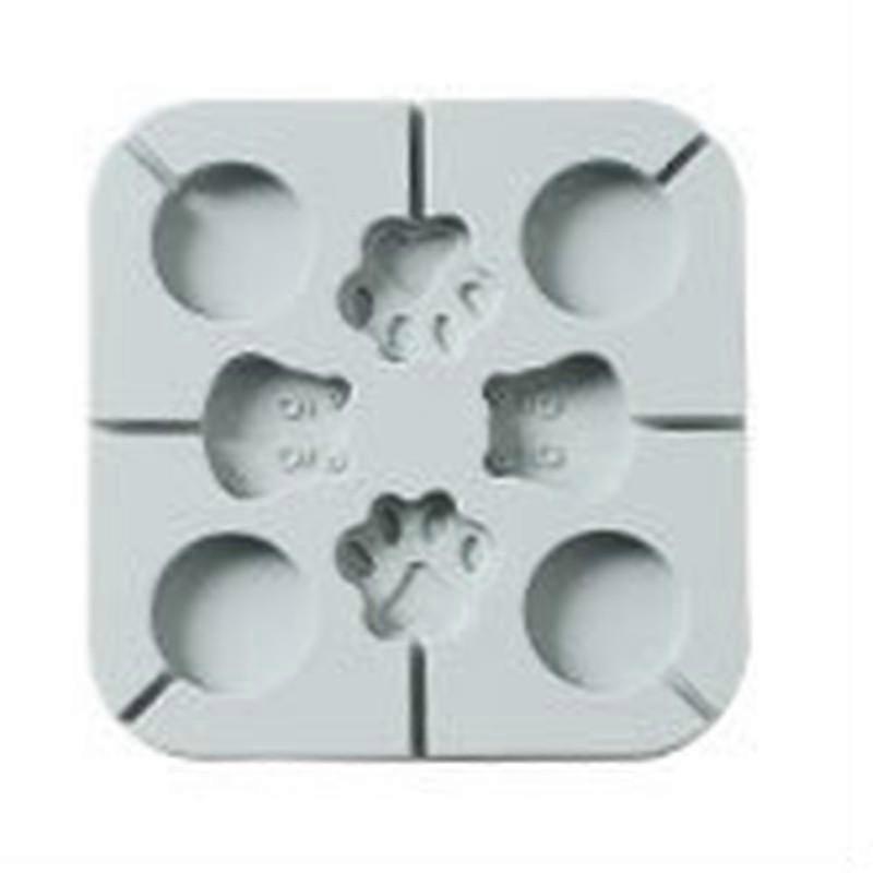 Silicone mold baking DIY tool lollipop chocolate children square candy mold