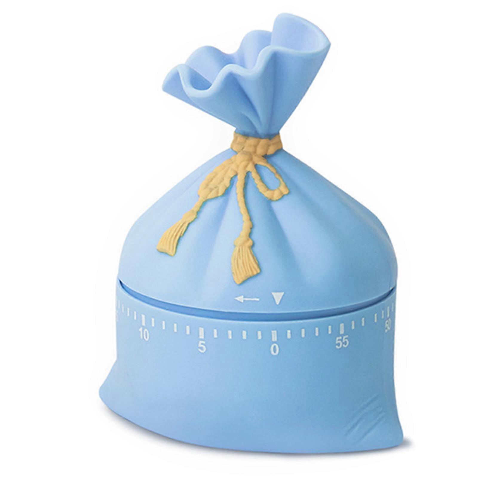 Luck Bag Mechanical Timer for Creative Cutie for Time Manager Learning for Time  Blue