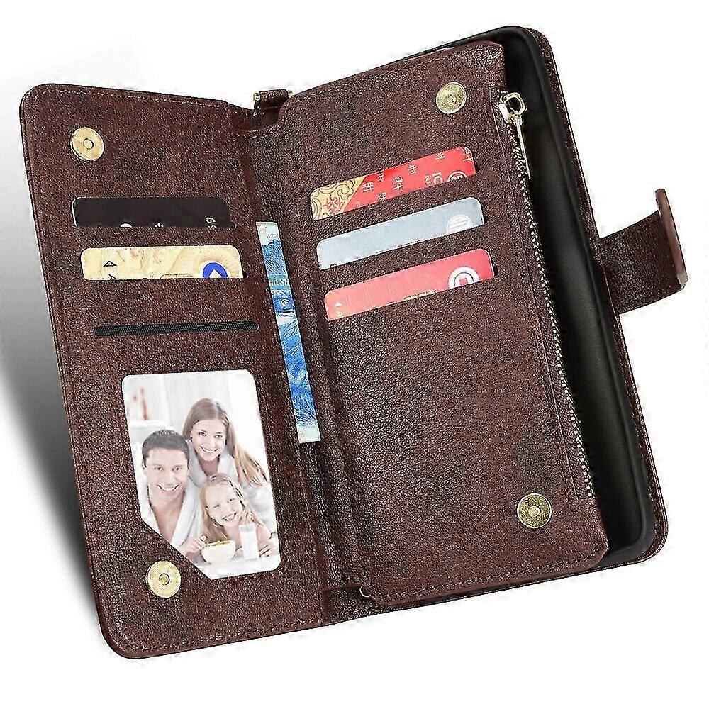 Custodia Flip In Pelle Con Portafoglio Per Xiaomi Poco X3 NFC – Design Mandala Rosa E Oro – Interno In TPU, Supporto