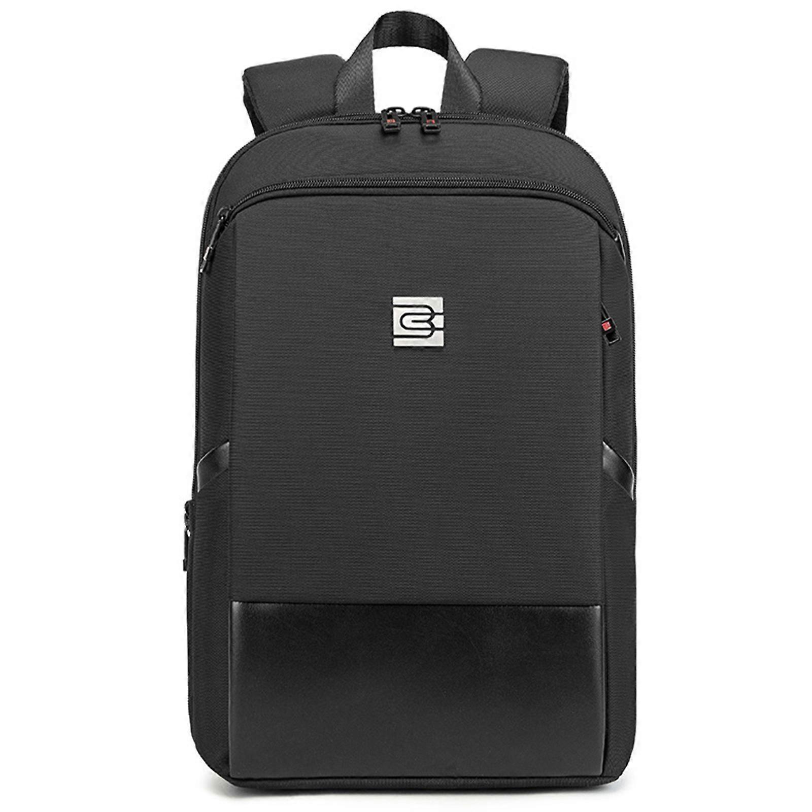 Multi-function Black Laptop Backpack with USB Charging and Anti-Theft Design