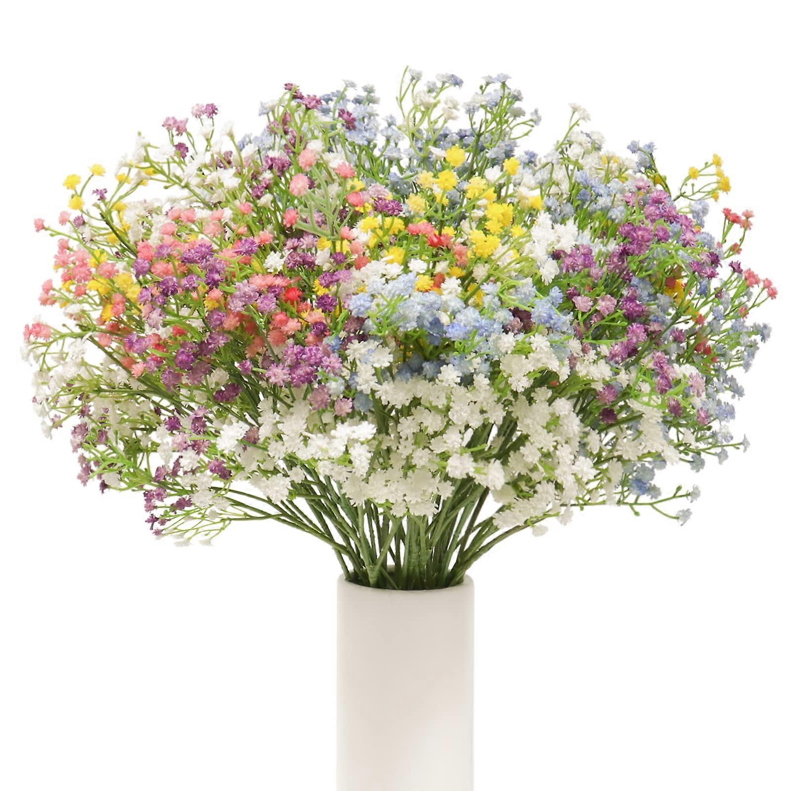 15 PCS artificial babies' breath flowers for decor