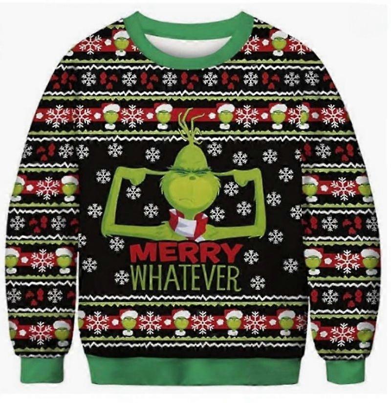 Damen Herren Pullover Weihnachten Hässlich Pullover Pullover Urlaub Atmosphäre Pullover