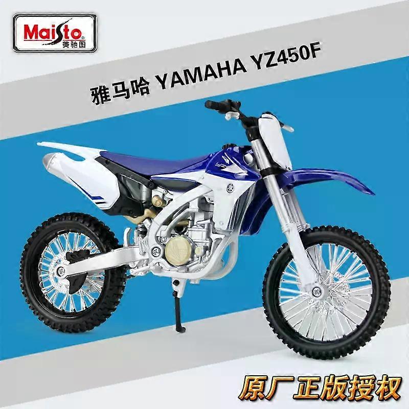スケール1:12 YZ450F Motogpオートバイモデルお土産おもちゃ収集可能なミニモトキッズ子供用おもちゃ男の子MAXP