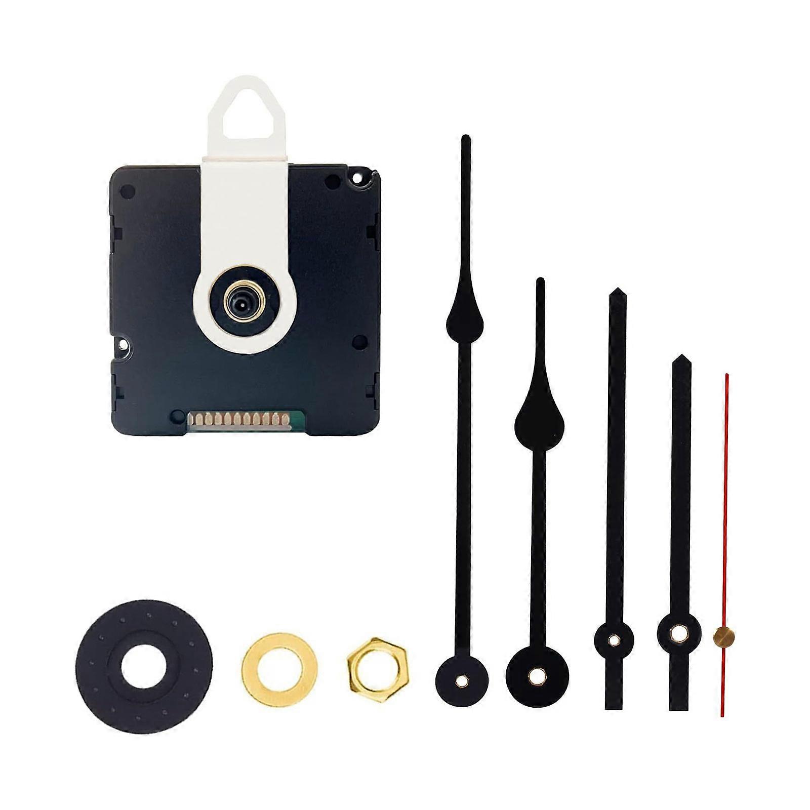 Clock Movement Mechanism Repair Tool Quiet Radio Waved Motor Set With Hands Optional for Wall Clocks Multicolor