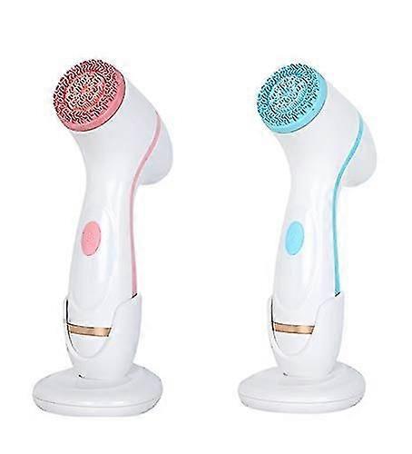 High-end Silicone Facial Cleansing Brush,electric Usb(blue)