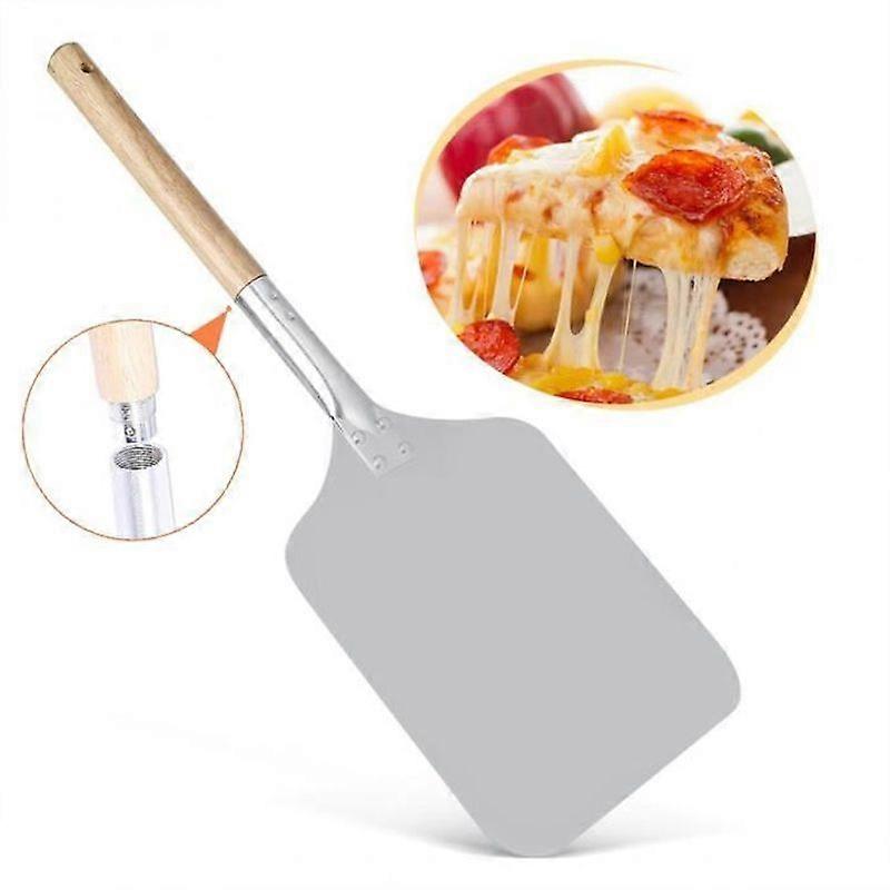 Pizza Peel - Professional Authentic Cooking Spatula - High Quality Pizza Peel - Aluminum and Wood Pizza Peel - 665 cm