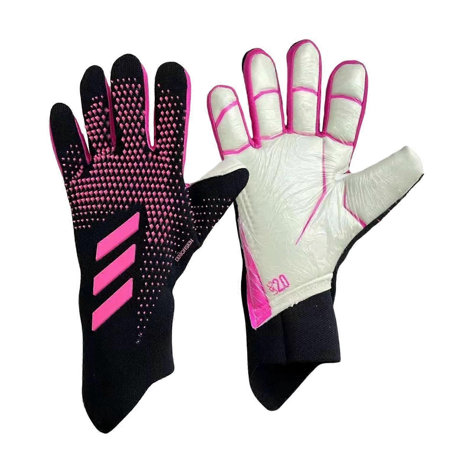 قفازات حارس المرمى تثخن قفازات كرة القدم للأطفال الأولاد والمراهقين الأطفال مقاس 6