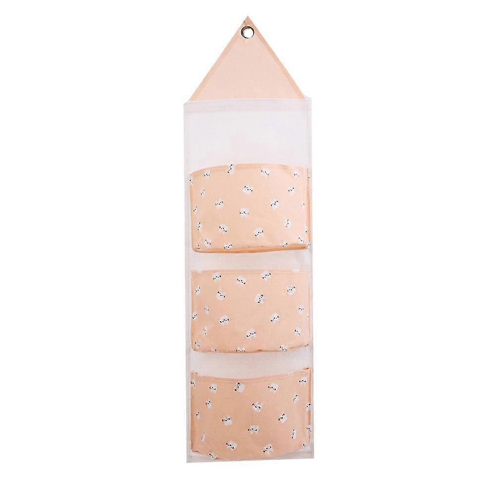 Multipurpose 3 Pockets Hanging Storage Bag Organizer For Kitchen And Bathroom Home Organization