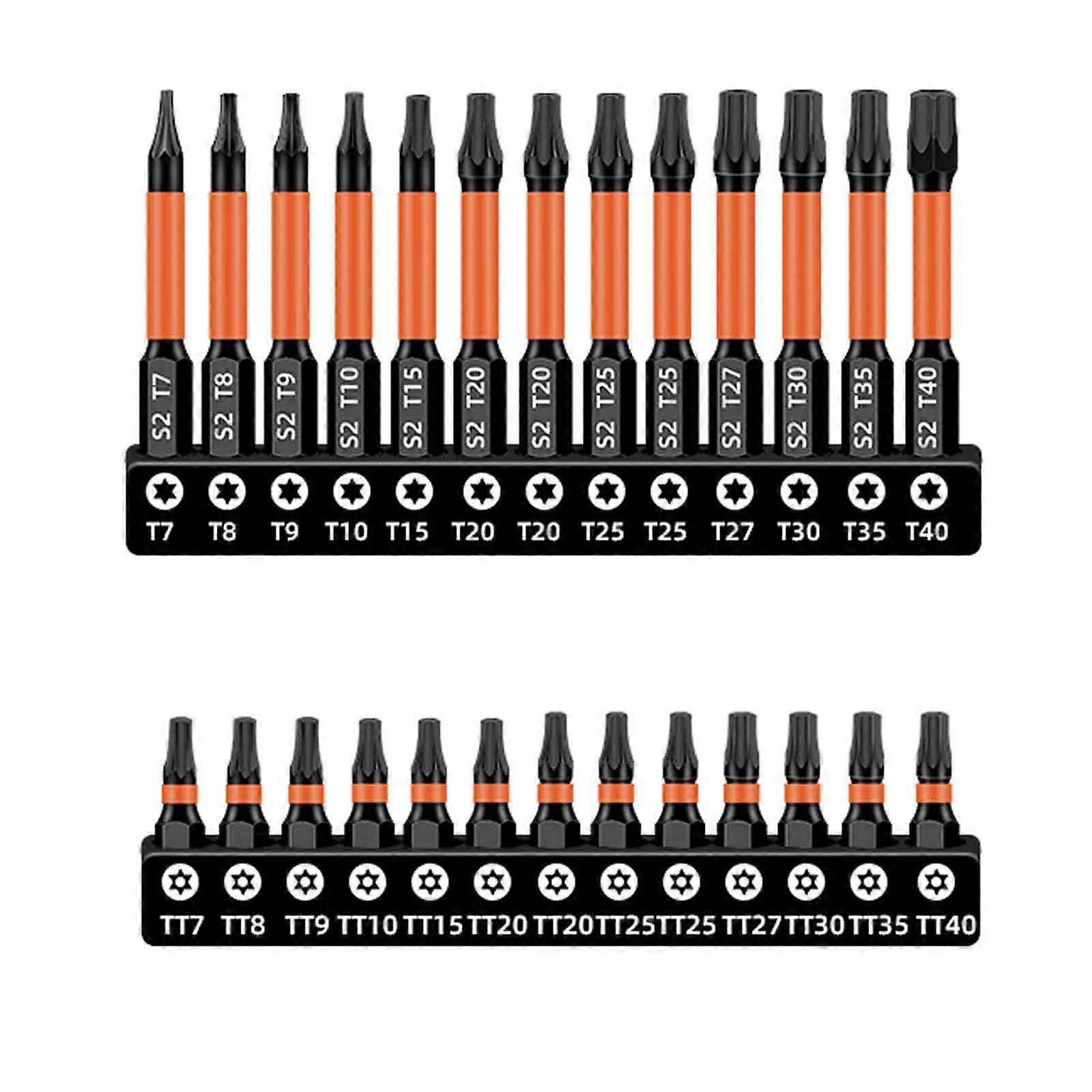 Screw Extractor Set, 26 PCS Easy Out Stripped Screw Extractor Kit, All-Purpose Broken Screw Remover Set with Magnetic Extension Bit Holder