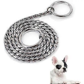 high quality Dog Snake Chain, Chrome Plated Metal Dog Training Choke/Collar Against Rust Tarnish or Breakage, Dog Supplies 5 mm x 65 cm