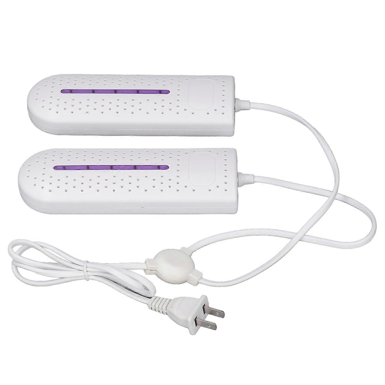 Boot Dryer Electric Shoe Dryer Warmer Foot Dryer Eliminate Bad Smell Fast Efficient Quiet White US P