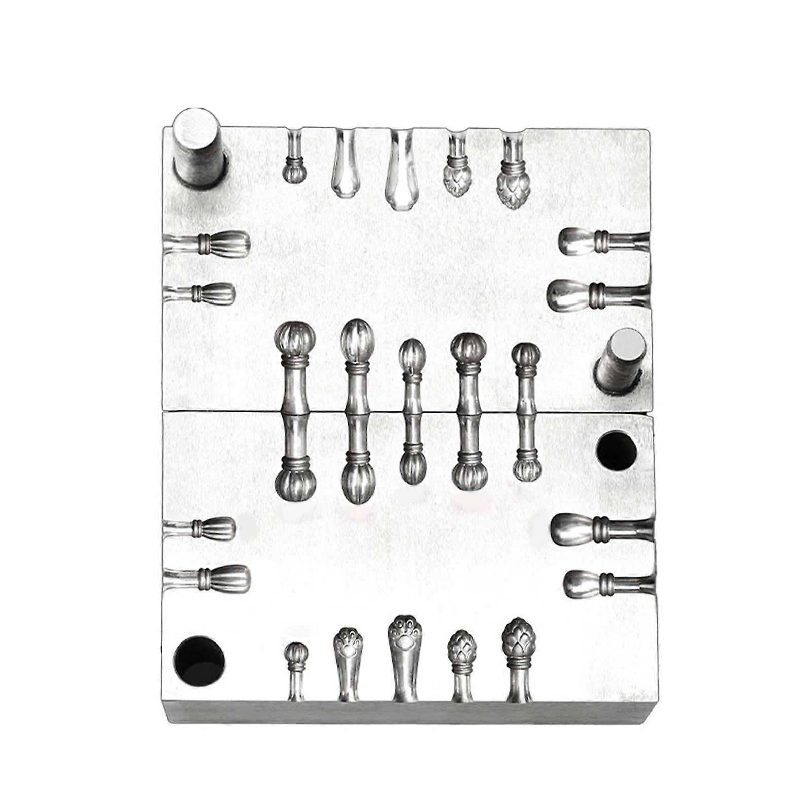 Multiple Styles Bracelet Head Molding Tool 10 Designs Portable Craft Supplies for Jewelry Making Tool and Workshops