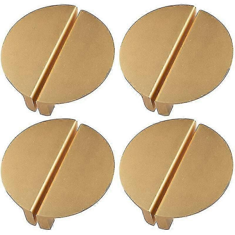 Champagne Gold Drawer Pulls, 2.5" Half Moon Drawer Pulls