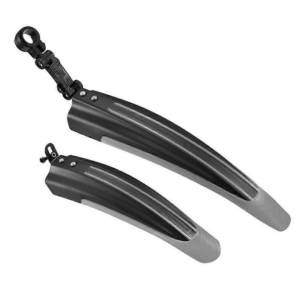 2Pcs Thicken Bicycle Fenders Mountain Road Bike Mudguard MTB Rear Mud Guard Wings Splash Protection Accessories for "22" 24 "26" Mountain Bikes