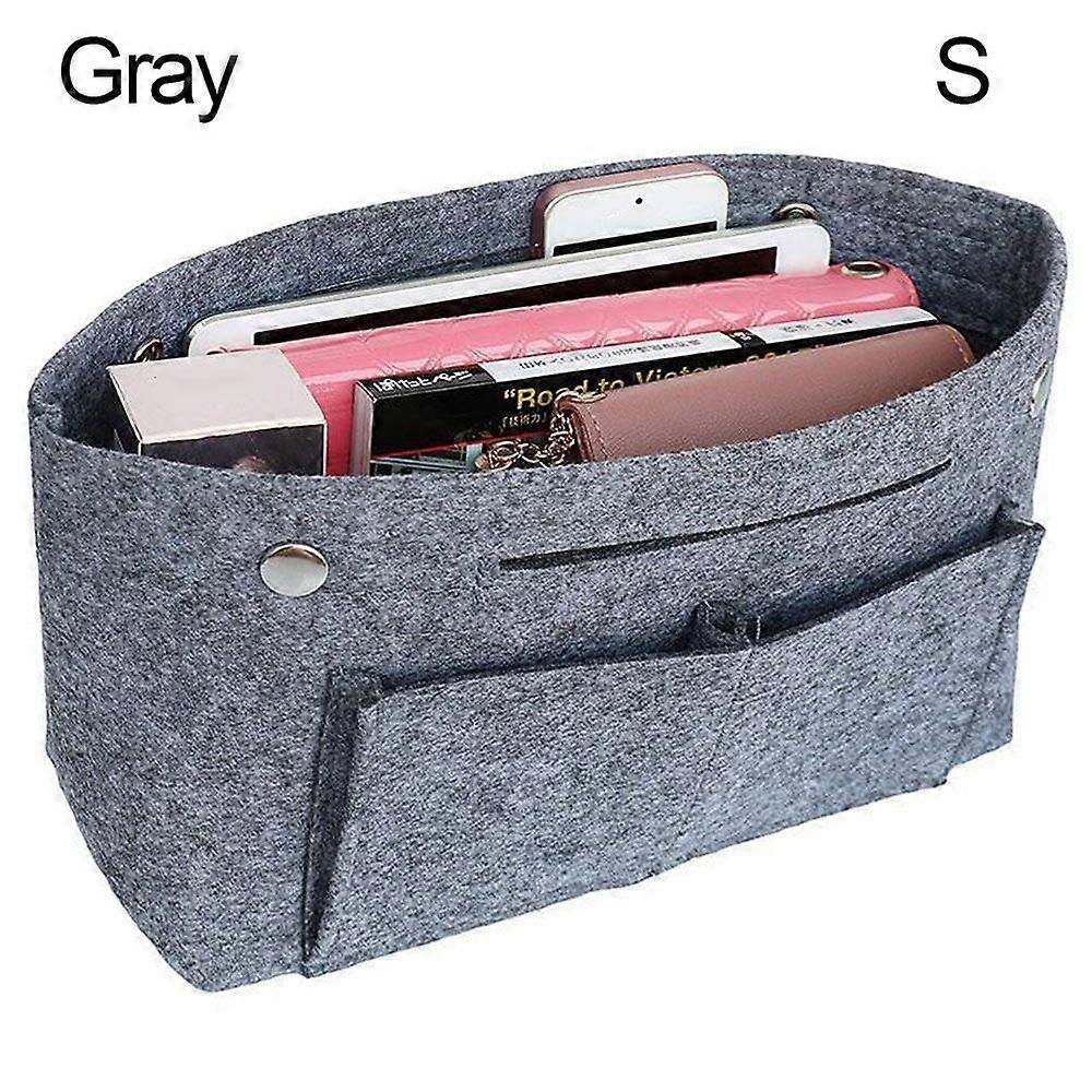 Confidential Travel Bag Insert Pouch Soft Handbag Insert Bag Felt Insert Bag Inner Bag Purse Liner