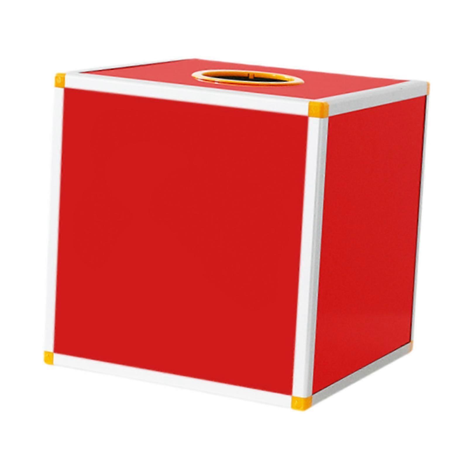 Lucky Draw Box Raffle Case Storage Ticket Box Collection Box Square Raffle Ball