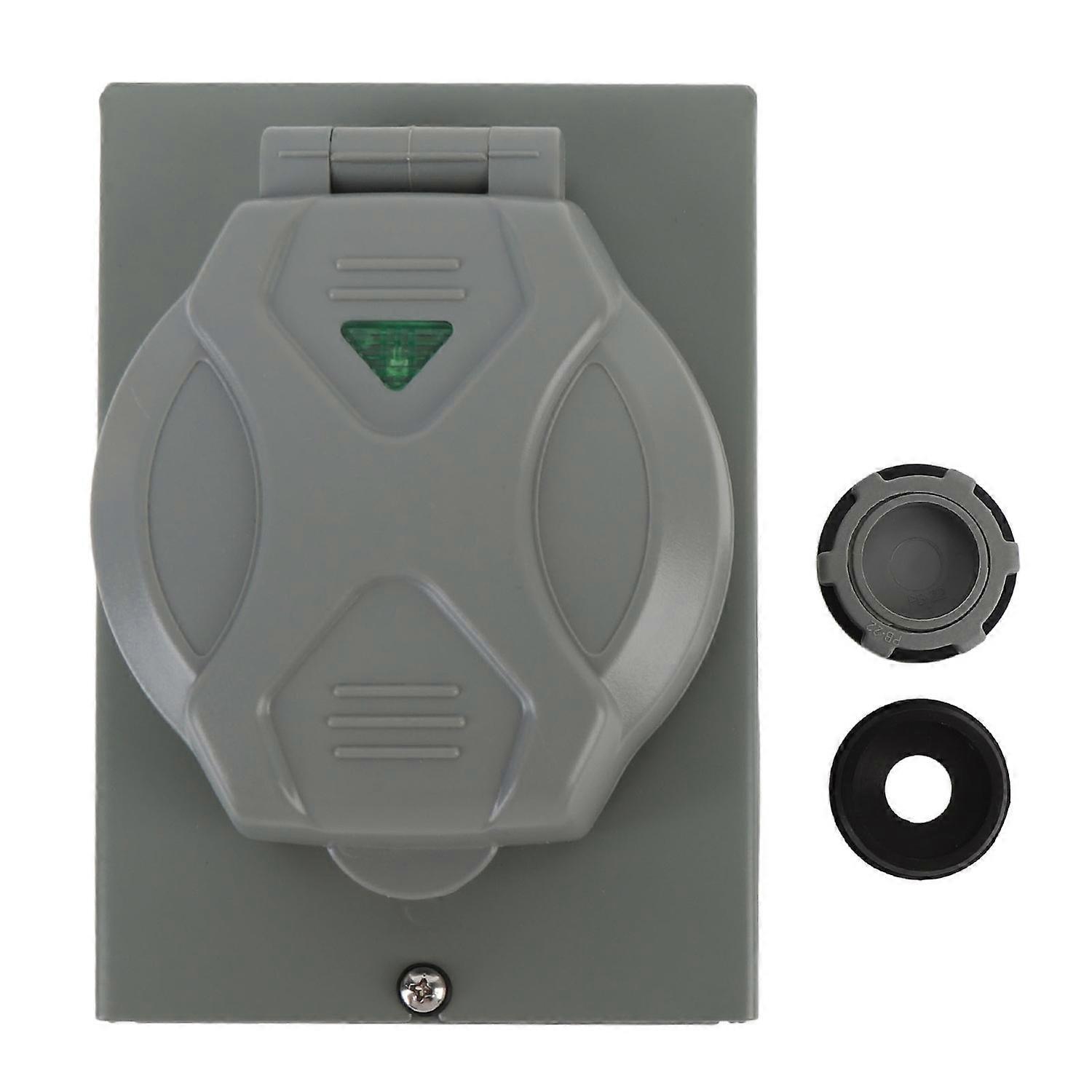 30 Amp Generator Power Inlet Box 125V 250V NEMA L14-30P for Campers Trailer Motorhome Outdoor Use