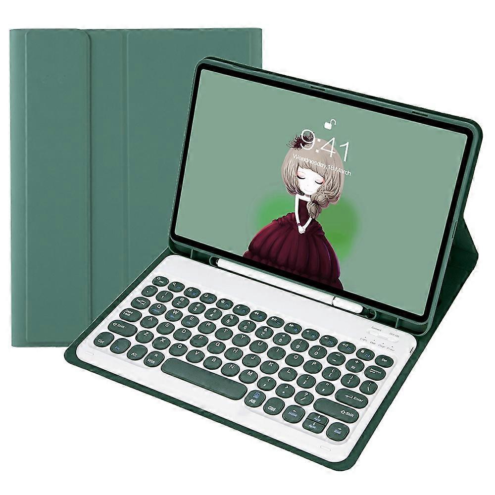 YA710B Compatible avec Samsung Galaxy Tab S9 FE X510 / X516 Round Key Cap Keybo compatible Bluetooth