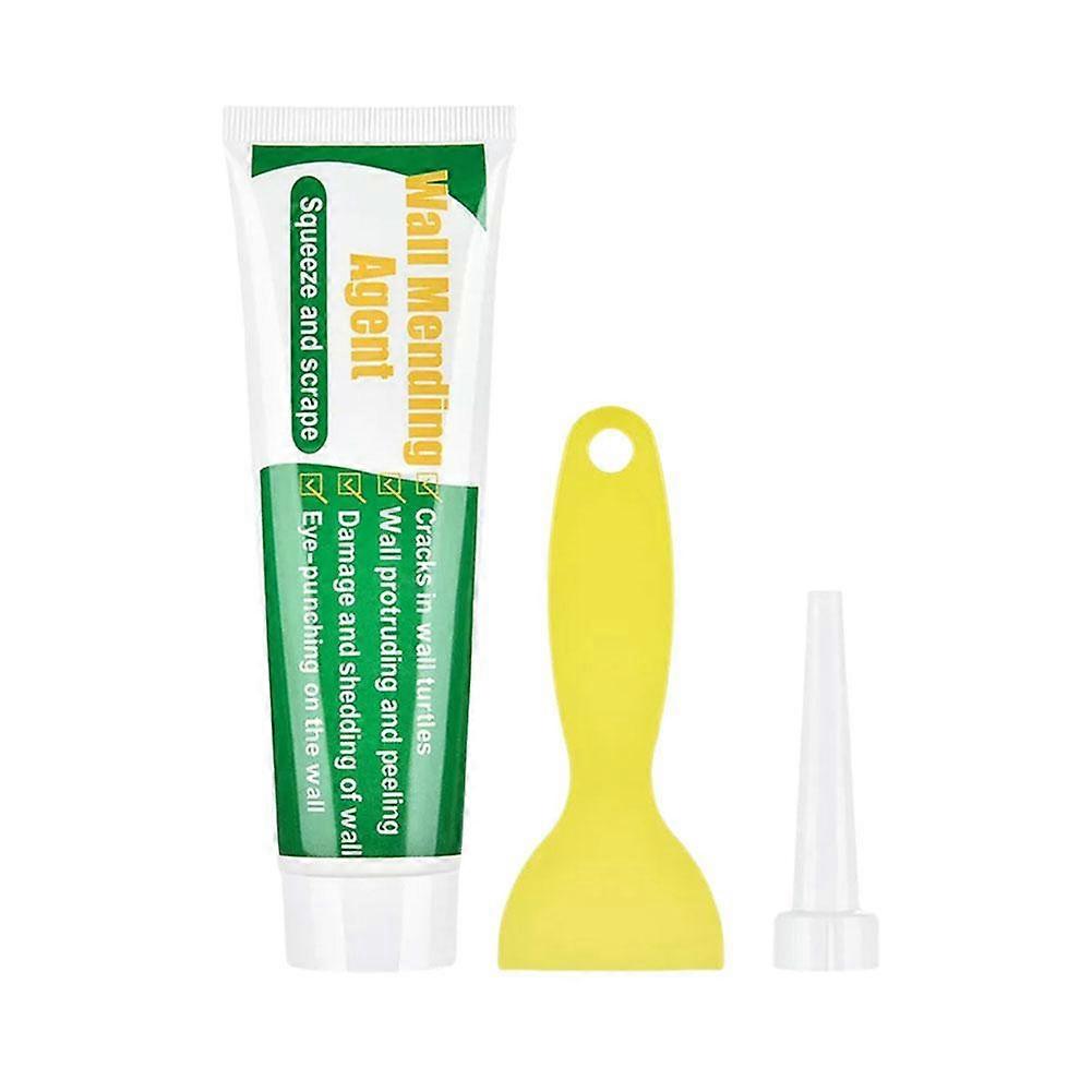Versatile Wall Repair Wall Crack Repair Cream Set Mending Agent w/ Scraper 100g