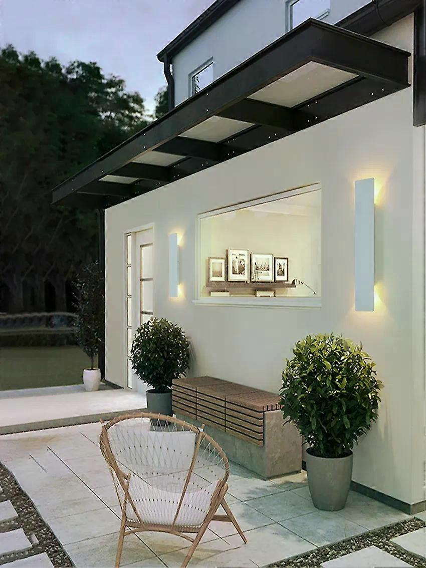 Modern Led Waterproof Outdoor Up Down Wall Lamp IP65 Aluminum 18w LED ...