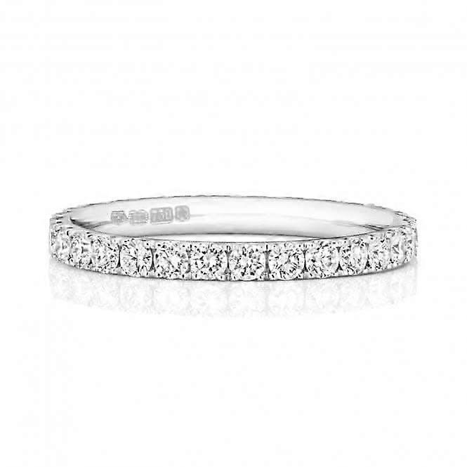 Wedding Band 18ct Gold Diamond Full Eternity Ring WQ254W