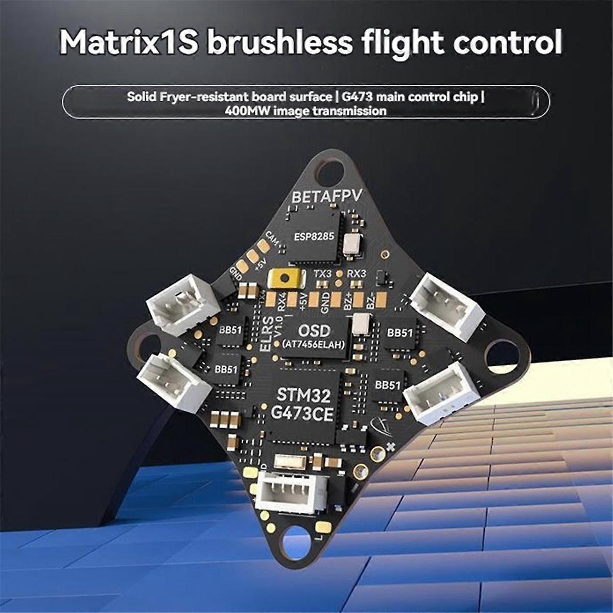 Matrix 1S Brushless Flight Controller Aio 5 in 1 FC Flight Controller