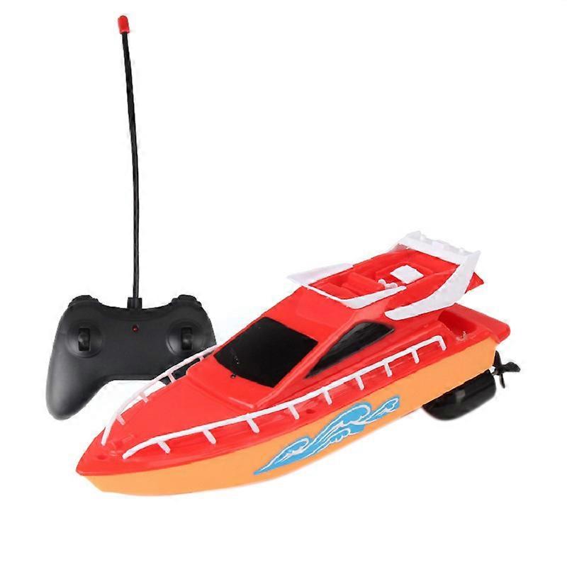 RC Boat Electric Waterproof Model Ship Sailing Toys for Children Red
