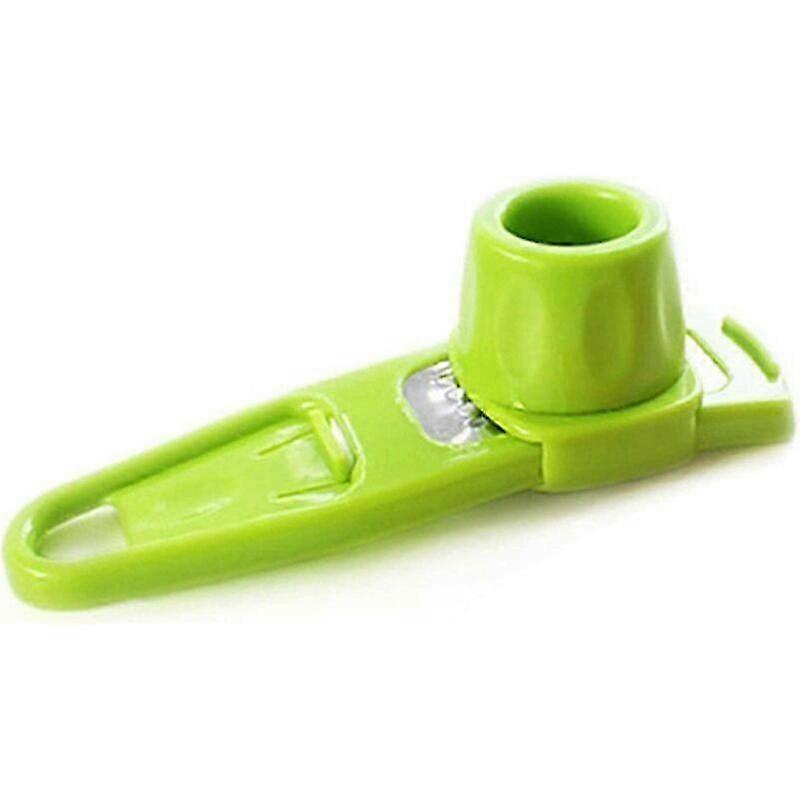 Presse-ail en acier inoxydable (vert)