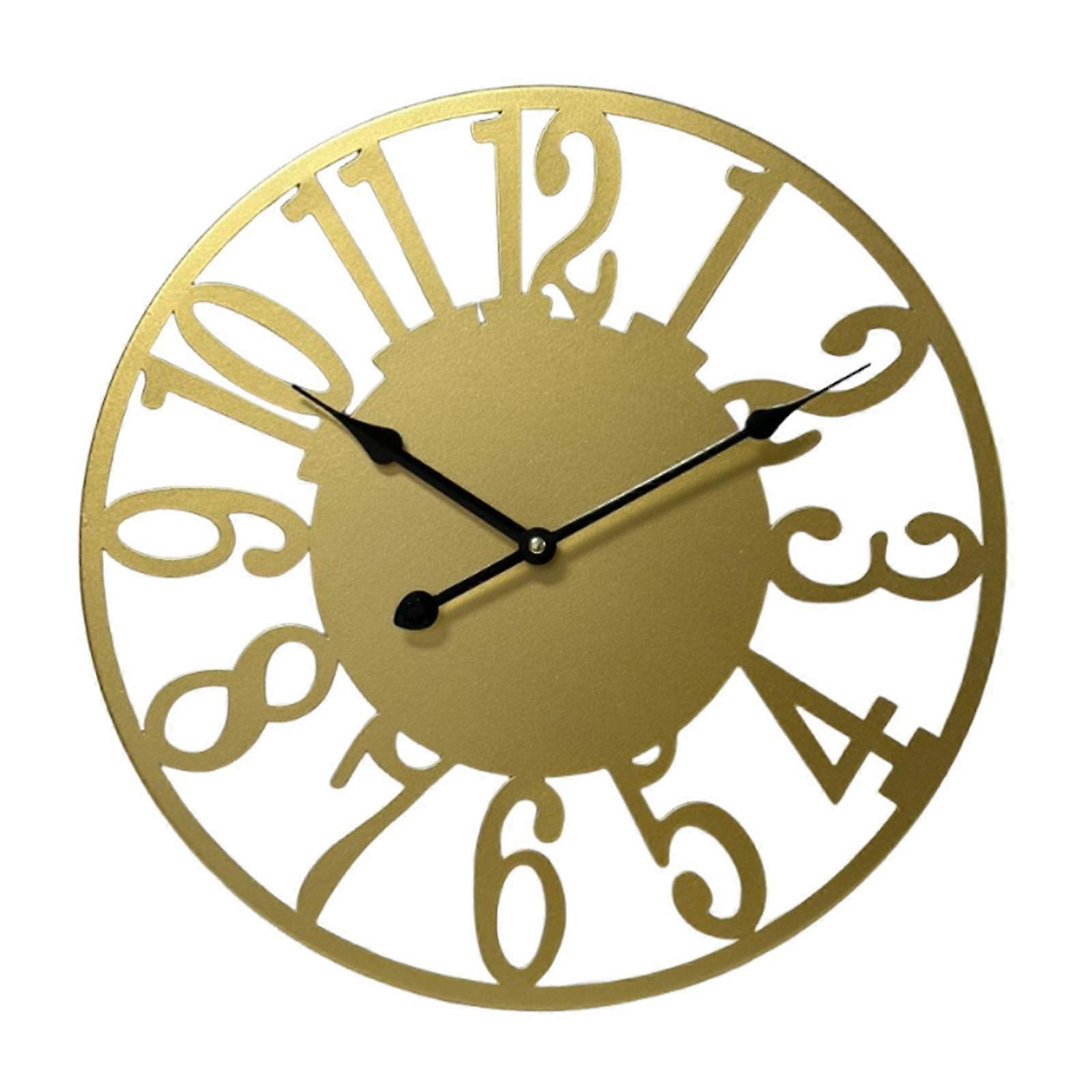 Wall Clock Silent 16 inch Compact Modern Classic Clock Electronic Round