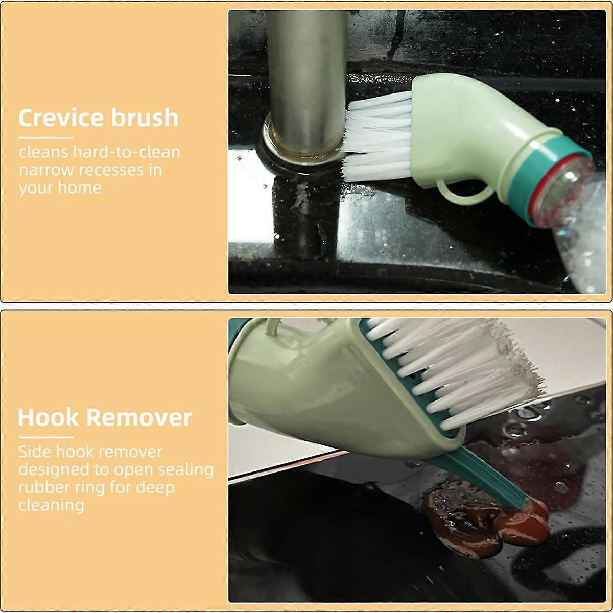 Multi-Purpose Crevice Cleaning Brush for , Kitchen,Floor,White