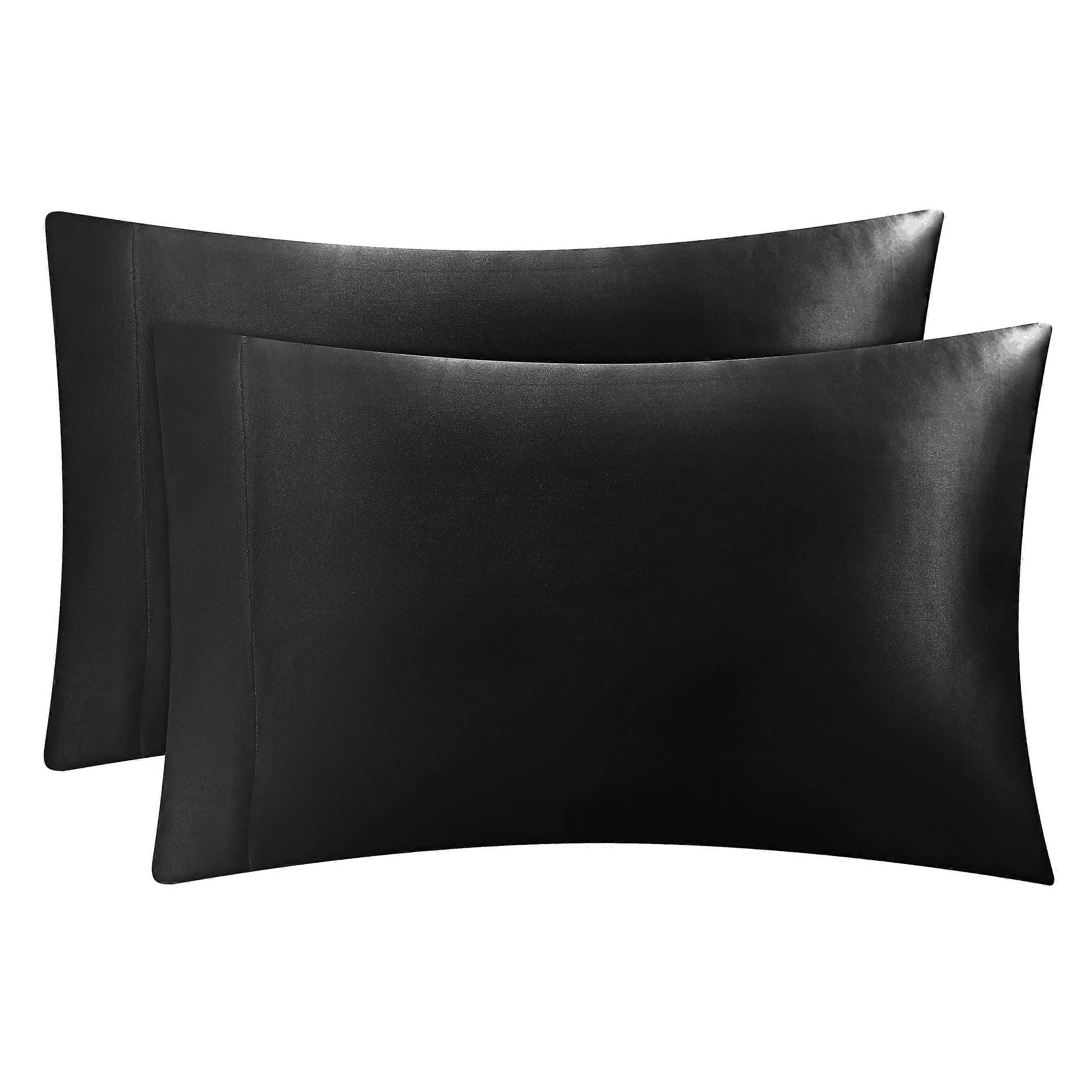 Silky Satin Cooling Pillowcase Set for Hair and Skin, King Size, 2 Piece, Soft and Breathable Material