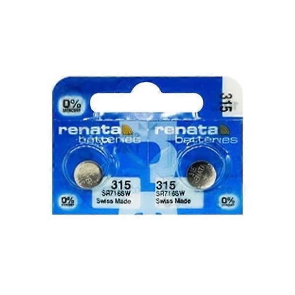 Renata 315 / SR716SW Uhrenbatterien (2er Pack)