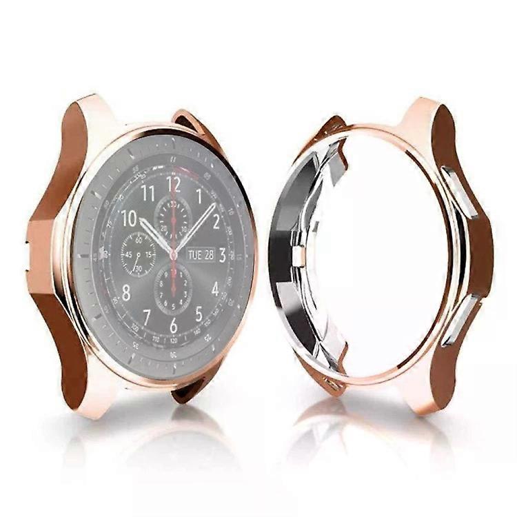 适用于三星 Gear S3 Frontier 46 毫米玫瑰金玫瑰金的防震 TPU 保护壳