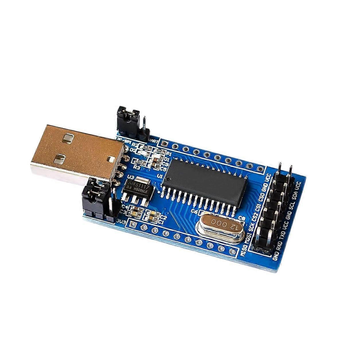 CH341A Programmer USB to UART IIC SPI I2C Converter Module with Onboard Indicator Lamp for High-Quality Data Transfer