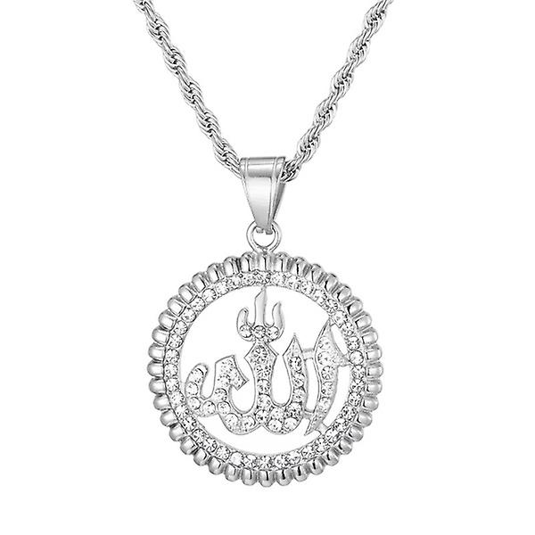 قلادة هيب هوب من الستانلس ستيل [فضي]