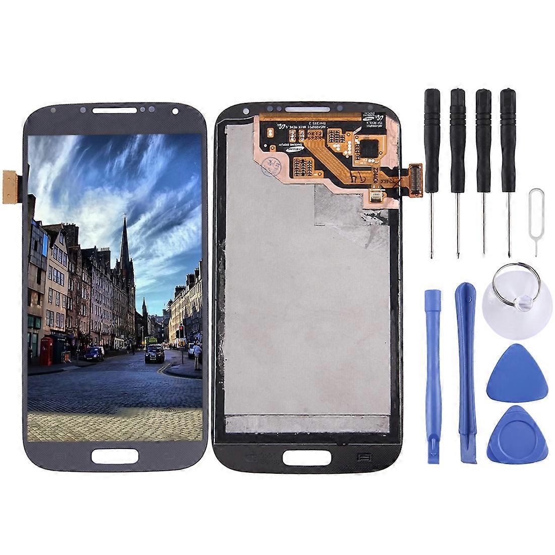COMPATIBLE Super AMOLED LCD Screen for Galaxy S IV / i9500 / i9505 / i337 / i545 with Digitizer Full Assembly (Black)