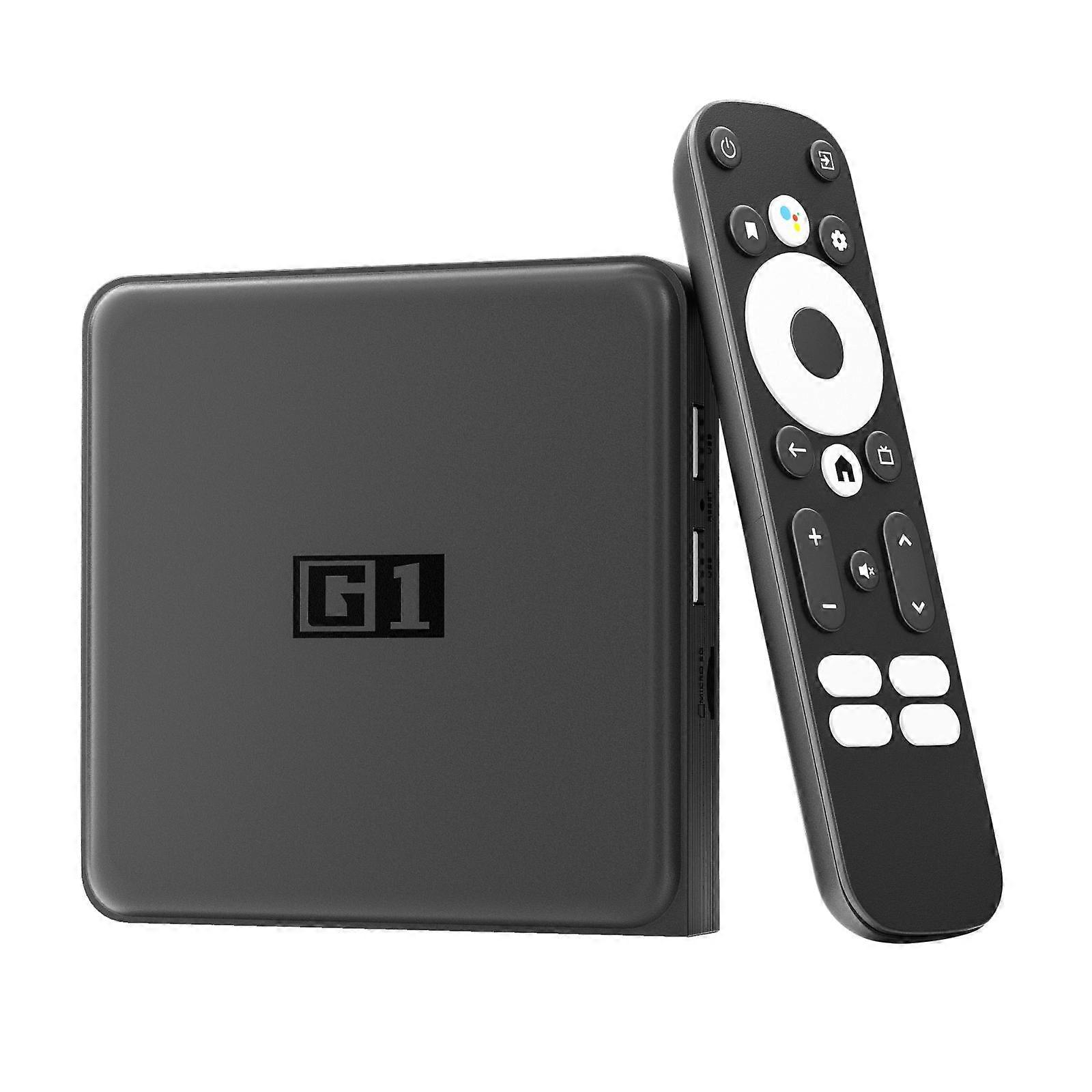 G1 Cortex-A55 Android 11 Quad-core CPU 4K HD Décodeur Internet avec télécommande, 4GB + 32GB