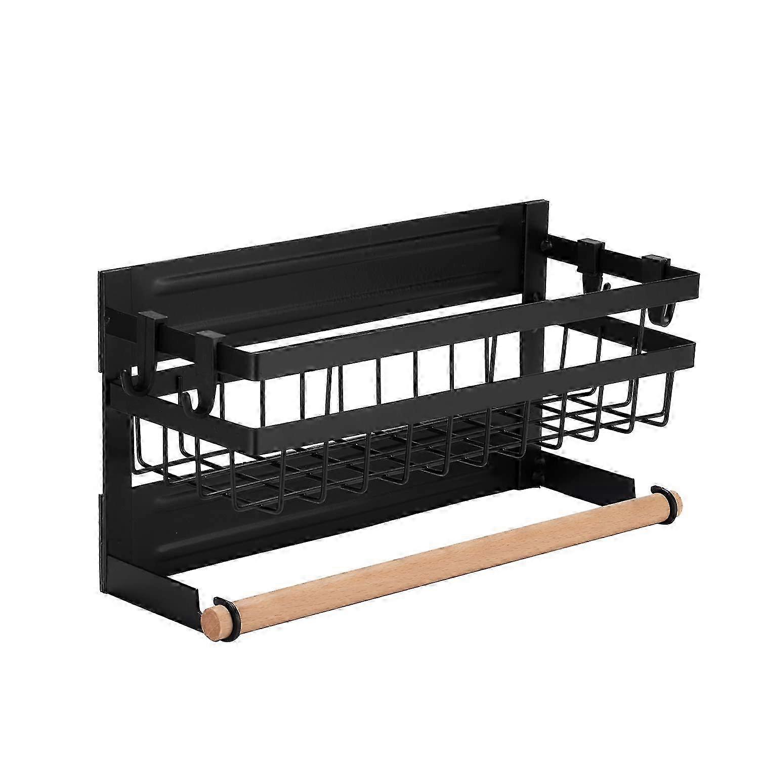 Magnetic Storage Rack Shelf for Kitchen Refrigerator Side