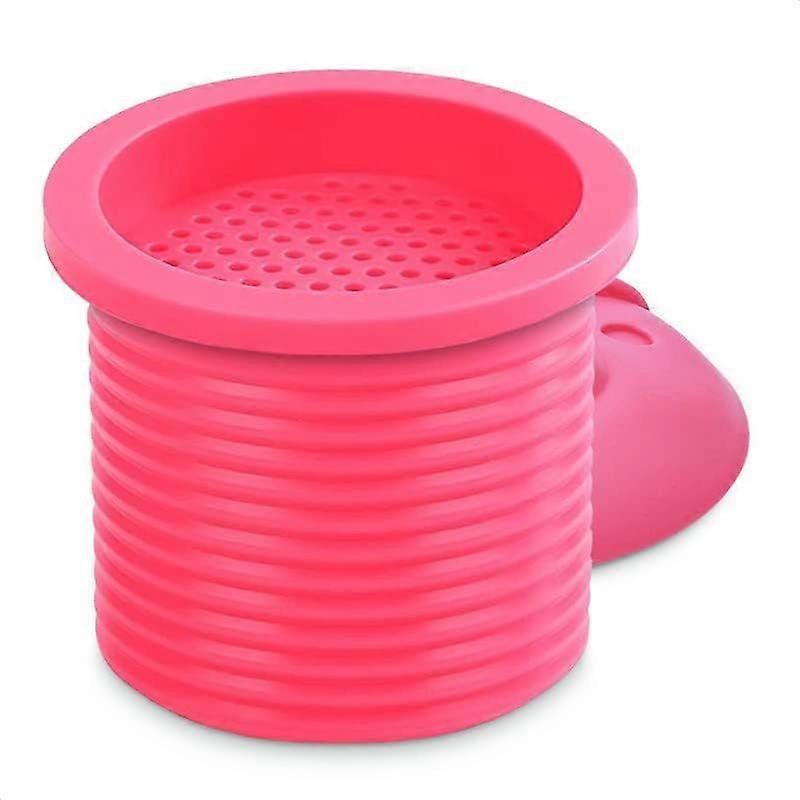 Cute Silicone Bacon Grease Container with Strainer