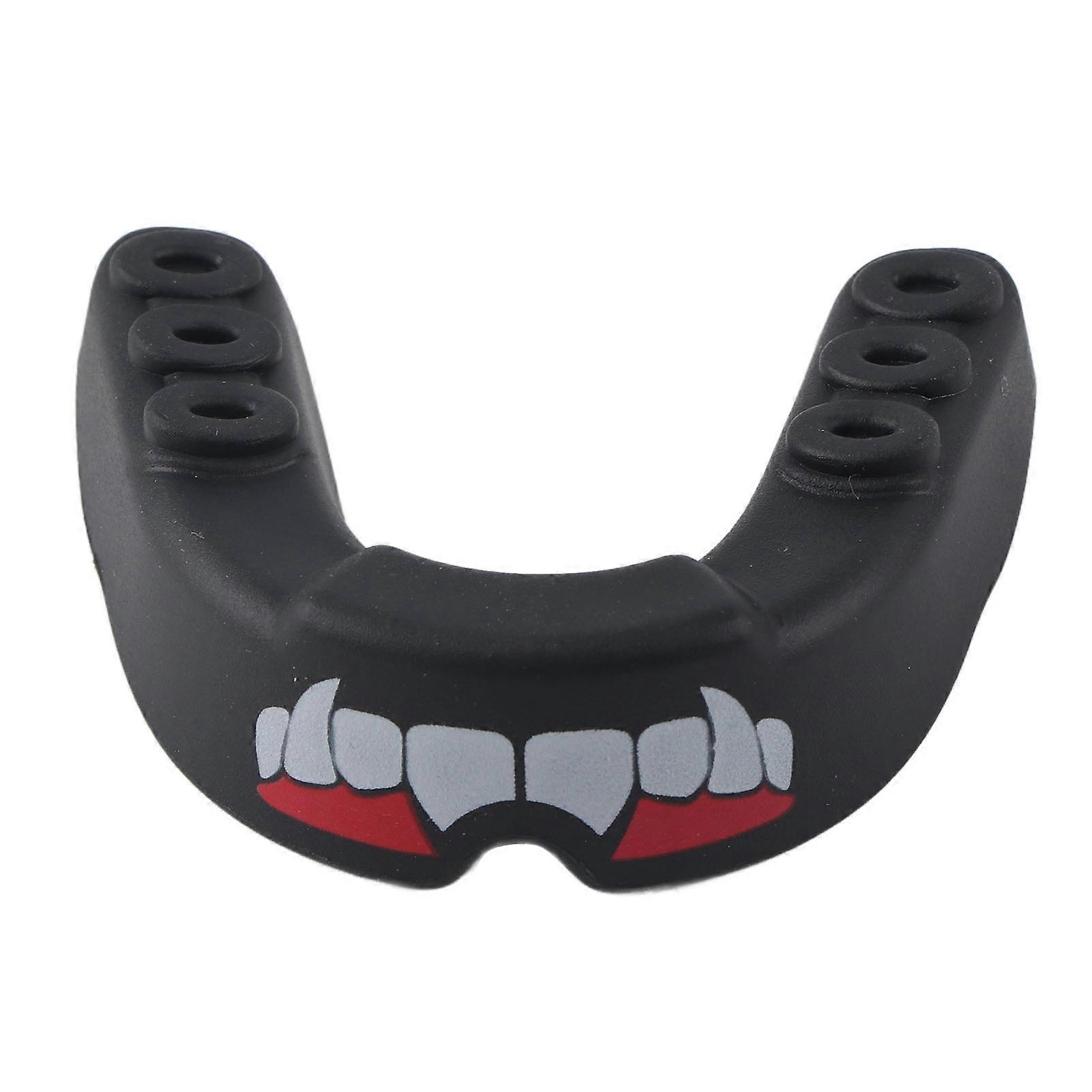 Professional Mouth Guard, Mouthguard, Gum Guard, Protective Tool for Karate and Boxing, Black