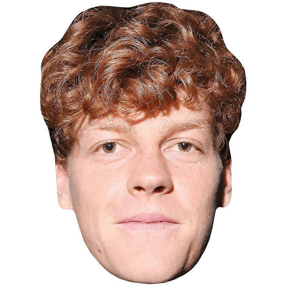 Jannik Sinner (Curls) Big Head. Larger than life mask.