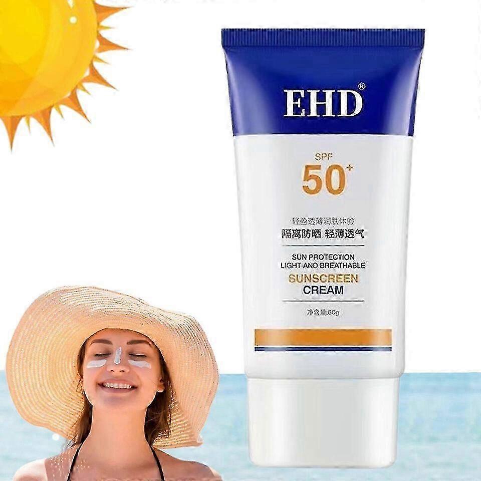 1-3X EHD sunscreen: Light and non-greasy, protection against UV rays