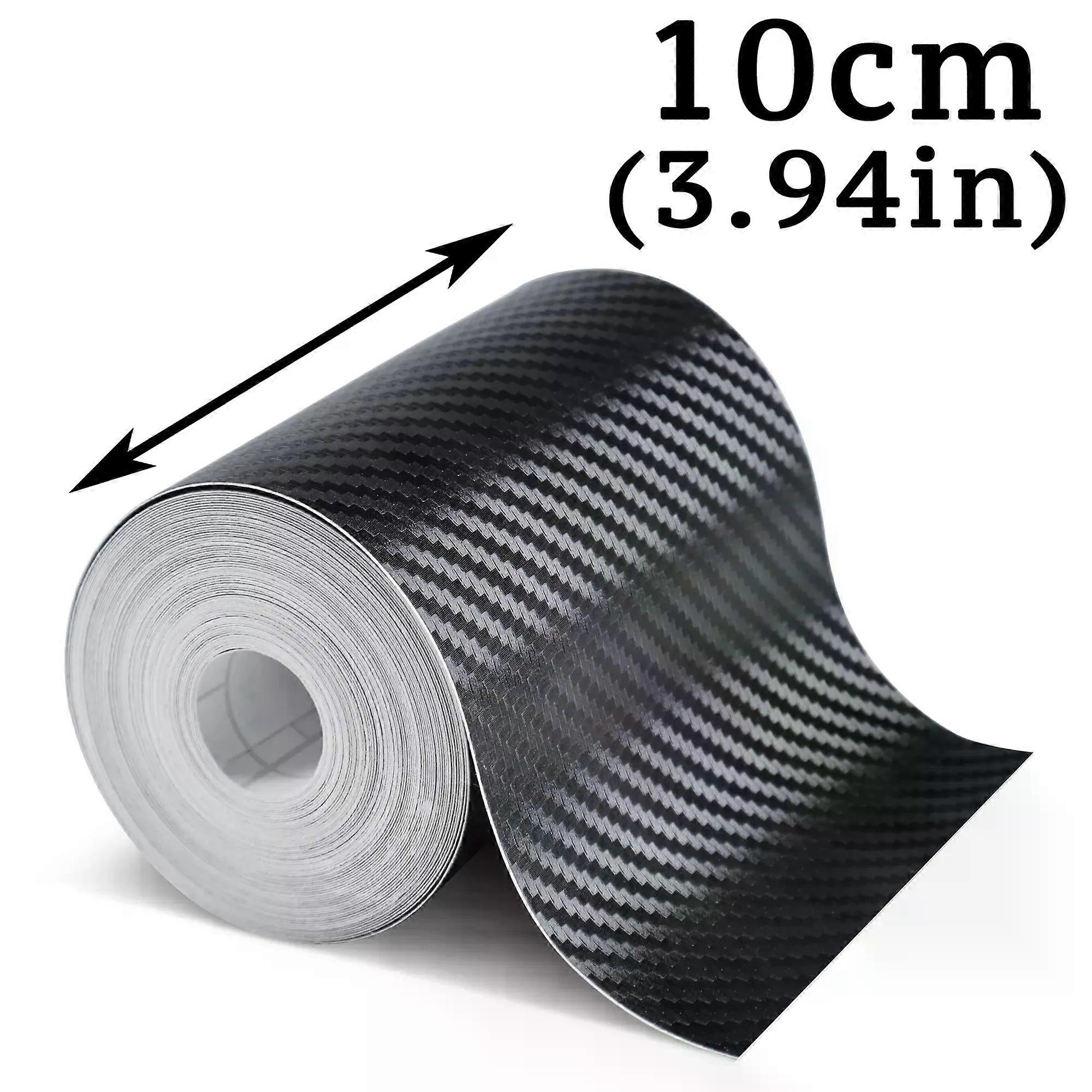 1-20 م نانو ألياف الكربون سيارة 3D الشريط ملصق مرآة الباب ذاتية اللصق لصق حامي قطاع DIY حماية واقية للماء