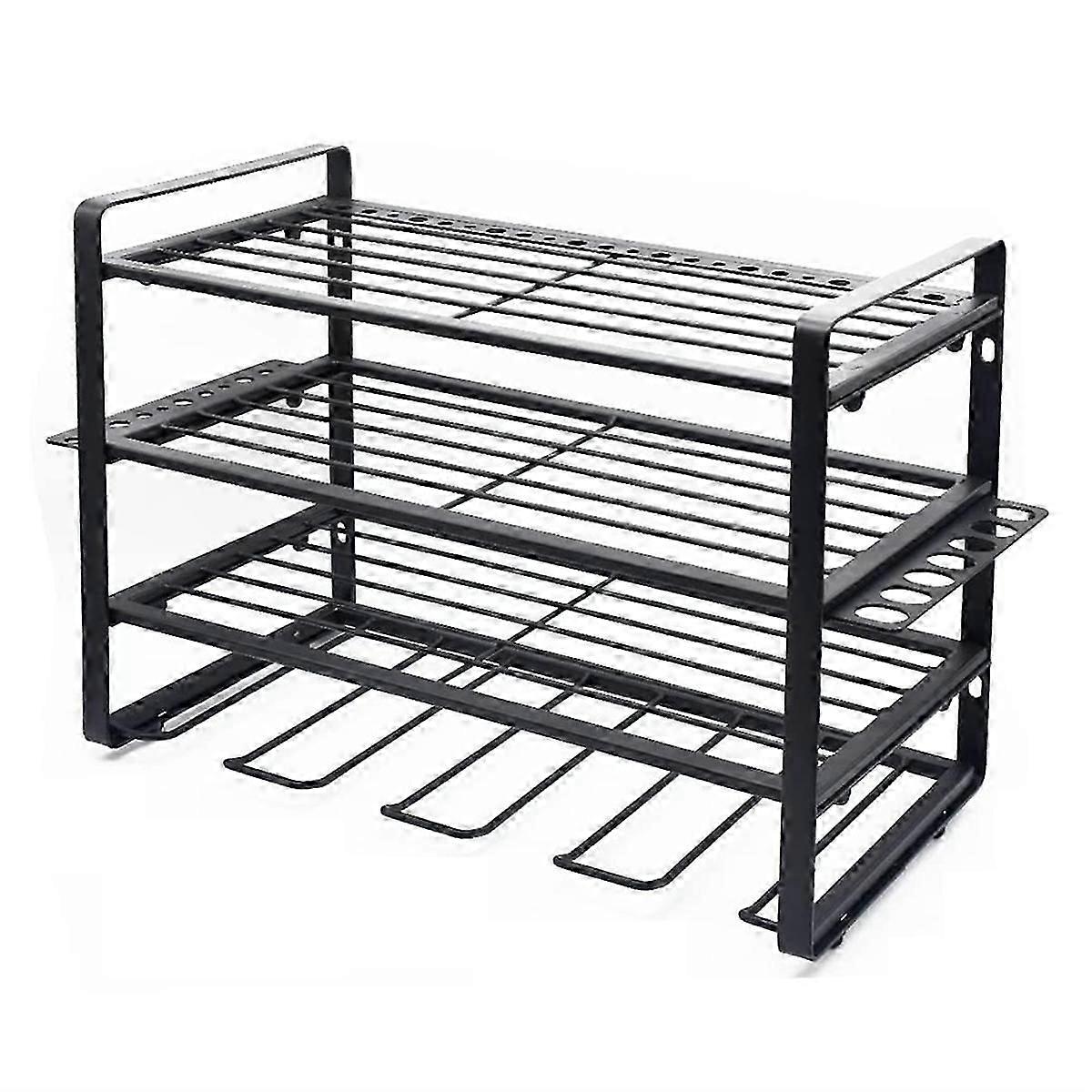 Metal Wall Mounted Tool Holder, Electric Drill Rack