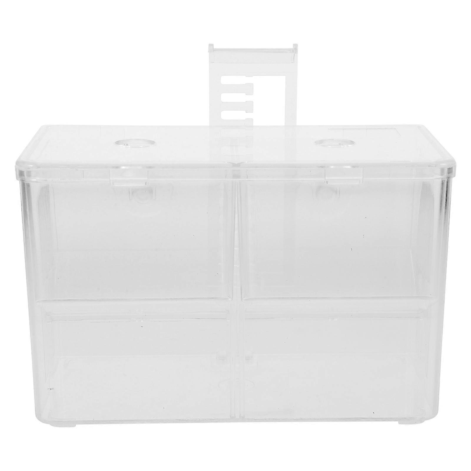 Acrylic Aquarium Breeder with Suction Mount for Stable Installation